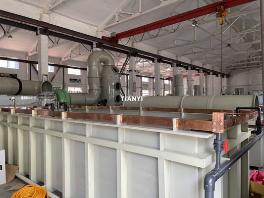 Plastic polypropyleen PP opslagtanks pickeltanks voor elektroplatering